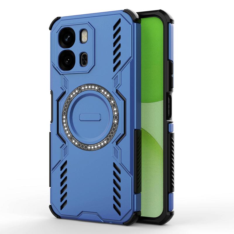 KEYSION Полый корпус с теплоотводом для OPPO A6x 5G A6 A6t Pro A6s 5G Мягкий силикон+ПК Магнитное охлаждение Ударопрочный чехол для телефона