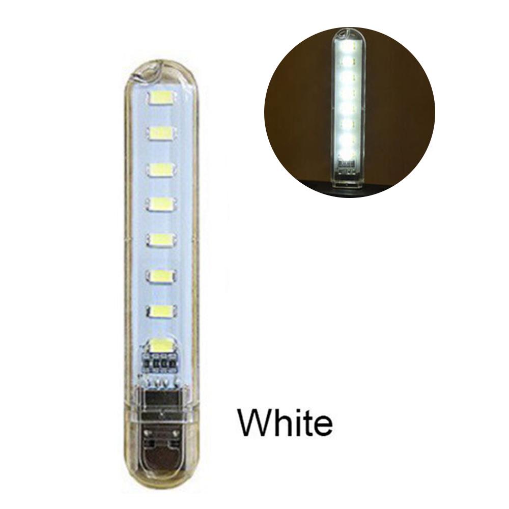 Мини портативный USB светодиодный светильник для чтения DC5V ультра яркий настольный светильник для чтения книг 3 светодиода 8 светодиодов для портативного компьютера ноутбука