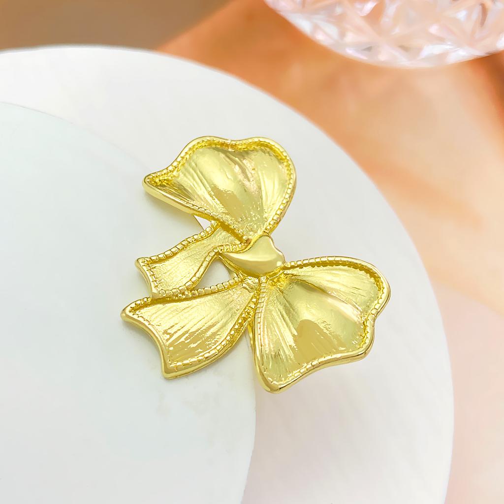 Новое поступление серебряного цвета металлический бант большое кольцо для женщин девочек в корейском стиле простые модные преувеличенные ювелирные изделия подарки