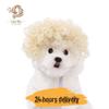 Universal Pet Wigs for Cats and Dogs: Festive Christmas & Halloween Afro
