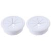 2 шт. Пластиковые люверсы для стола, круглые отверстия для проводов, прочная крышка для офиса