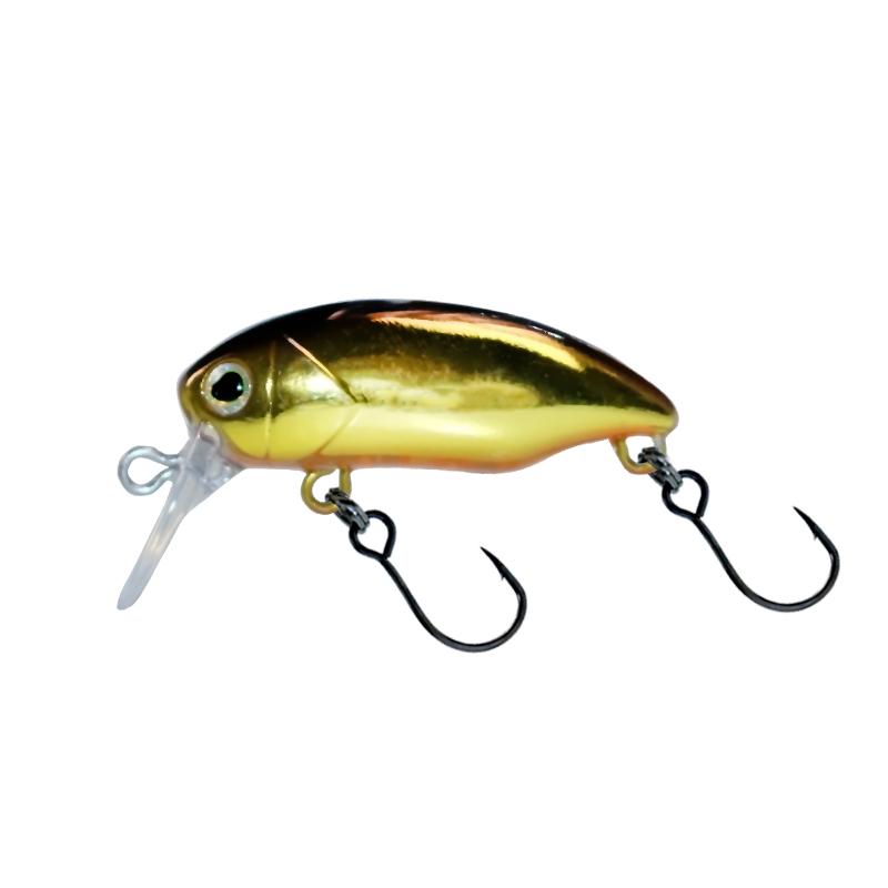 Floating Crank Bait 2.8g/33mm Mini Water Surface Crank Lure With Sound Beads Low Center Of Gravity Stream Trout Lure