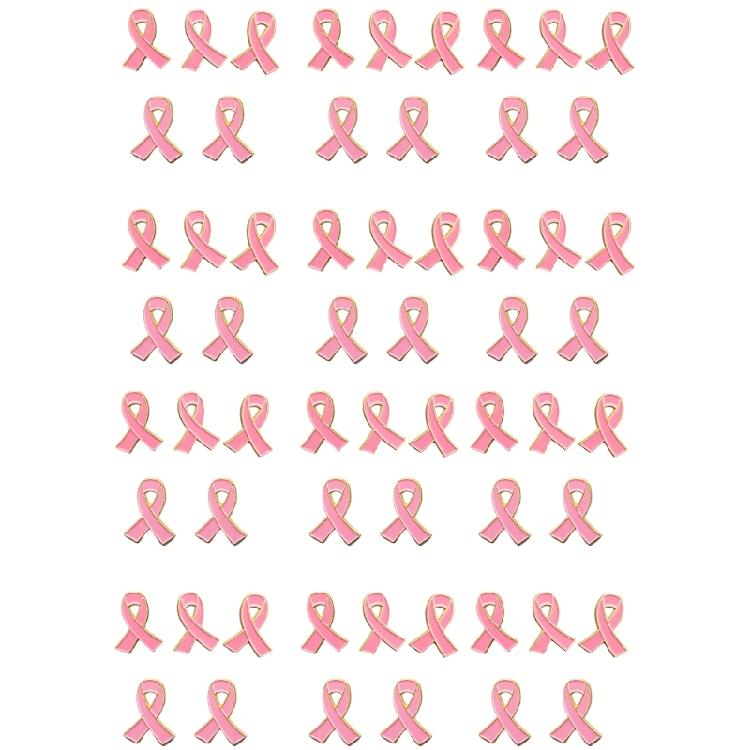 Значки awareness рака молочной железы Маленькие значки-ленты Металлическая брошь Значки ленты надежды Подарок для девочек Женщин Одежда для девочек