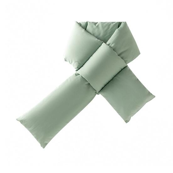 Пуховый шарф Легкий Теплый Зимний Дизайн Крест Однотонный Шарф Дожде- Снегозащитный