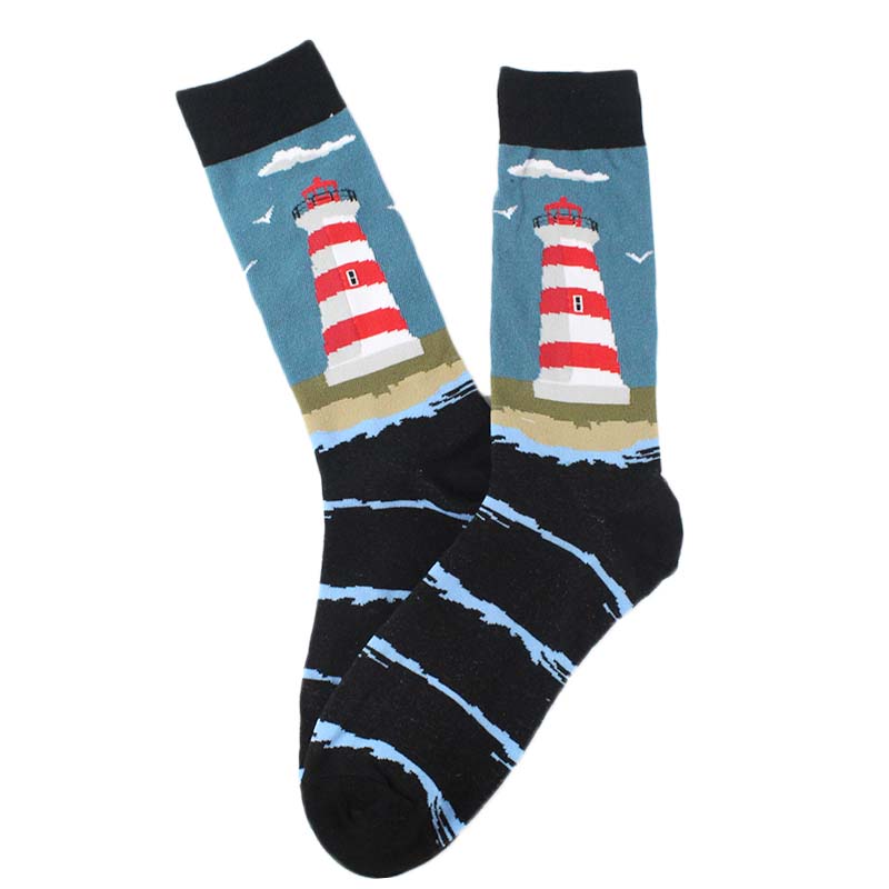 Happy Cool Harajuku Crew мужские носки хип-хоп уличные большие размеры смешные носки мужские скейтборд живопись Calcetines Homme Divertidos Sox