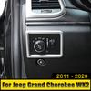 For Jeep Grand Cherokee WK2 2011 2012 2013 2014 2015 2016 2017 2018 2019 2020 Car Headlight Fog Light Adjust Button Cover Trim