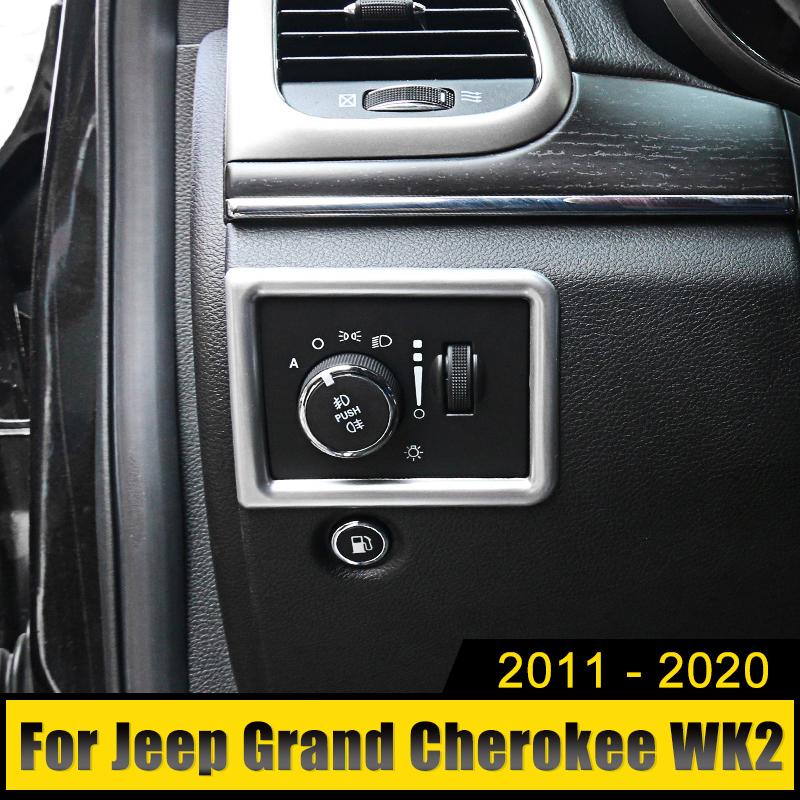 Для Jeep Grand Cherokee WK2 2011 2012 2013 2014 2015 2016 2017 2018 Автомобильные фары Противотуманные фары Кнопка регулировки крышки