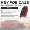 3/4/5 кнопок дистанционного ключа автомобиля оболочки износостойкий бесключевой доступ брелок чехол подходит для Dodge / Chrysler
