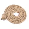 2m E27 Vintage Hemp Rope Ceiling Light Base Pendant Lamp Bulb Holder 85 265V