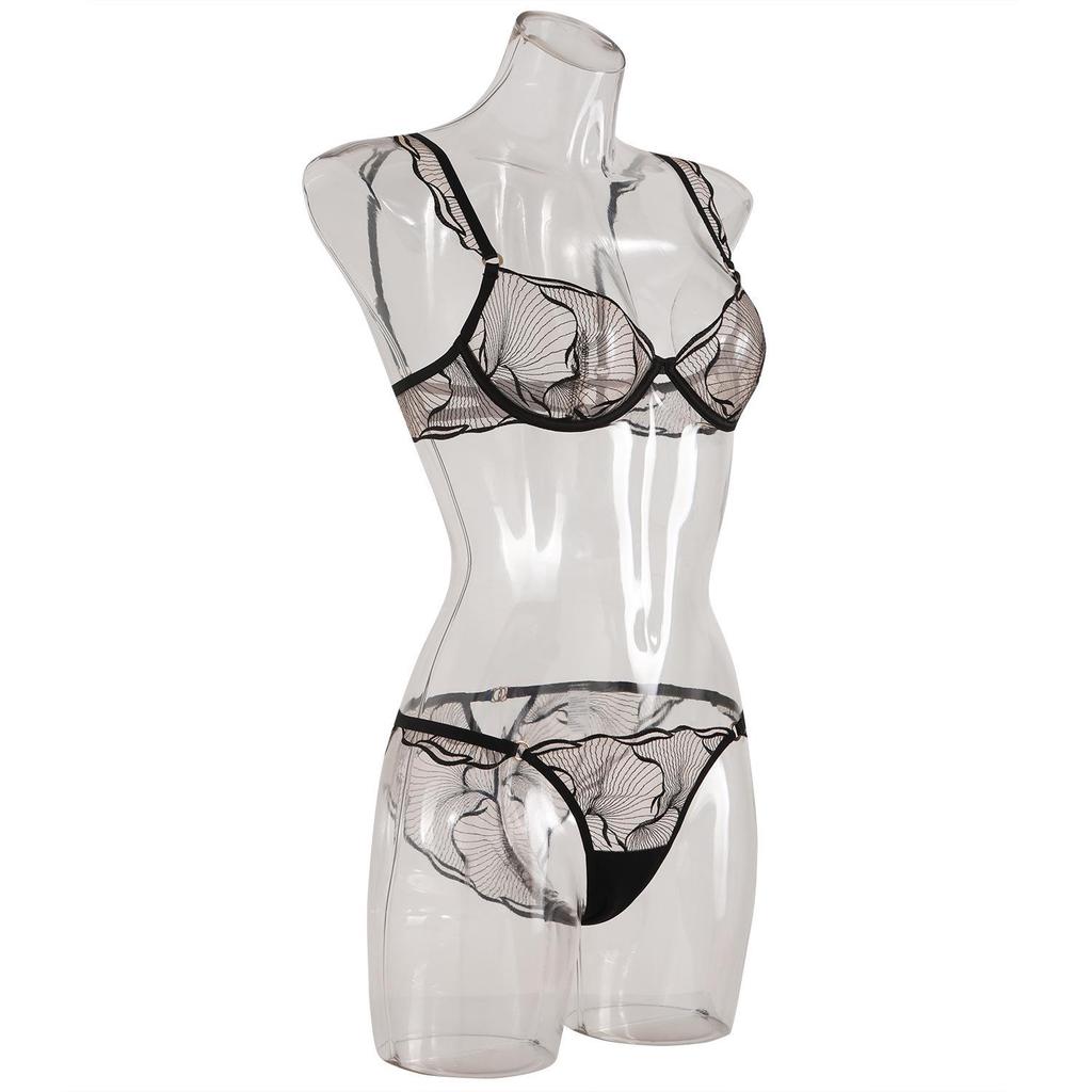 Европейский и американский ультратонкий французский комплект нижнего белья - Высококачественный, сексуальный бюстгальтер и трусики