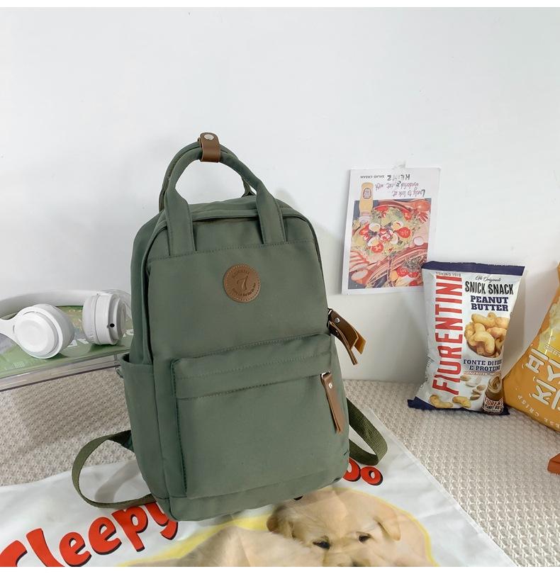 Рюкзак из холста для женщин, школьных подростков, студенческий ретро-рюкзак для занятий