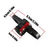 Fuel Regulator Adapter For Car Aluminium Alloy Fuel Rail Pressure Regulator Adapter Red Fuel Rail Adapter Replacement