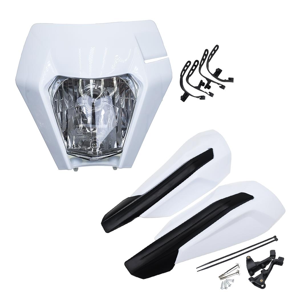 Motorcycle Headlight Enduro For KTM EXC EXC-F SX-F SX XC XC-W XC-F XCF-W 125-530 Universal Dirt Bike Motocross Headlights Plate