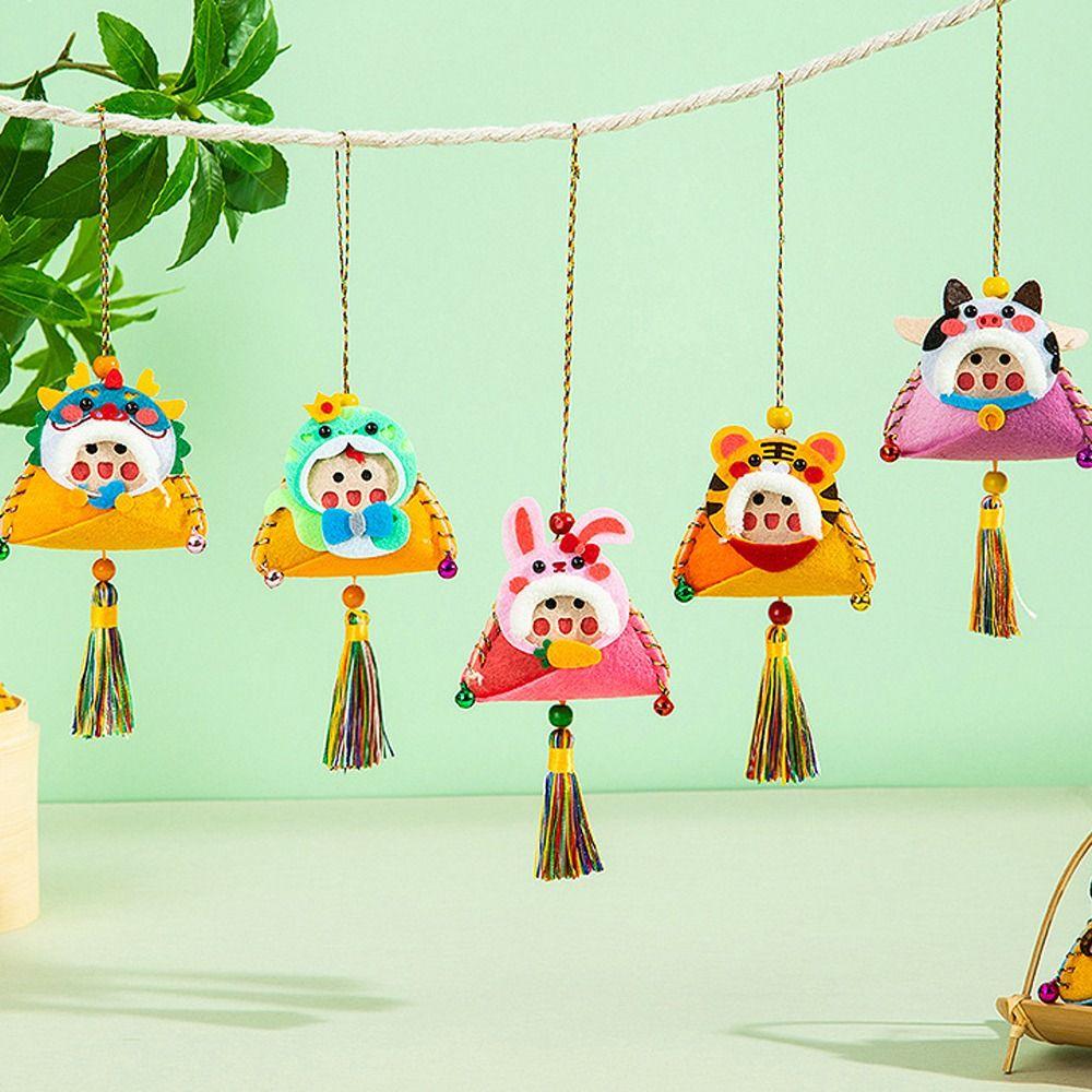 Cute Dragon Boat Festival Sachet Chinese Style Blessing Bag Material Package Perfume Bag  Bedroom