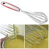 12-Inch Stainless Steel Egg Whisk Anti-slip Rubber Handle Handheld Manual Egg Mixer Stirrer Beater Kitchen Baking Cooking Tool