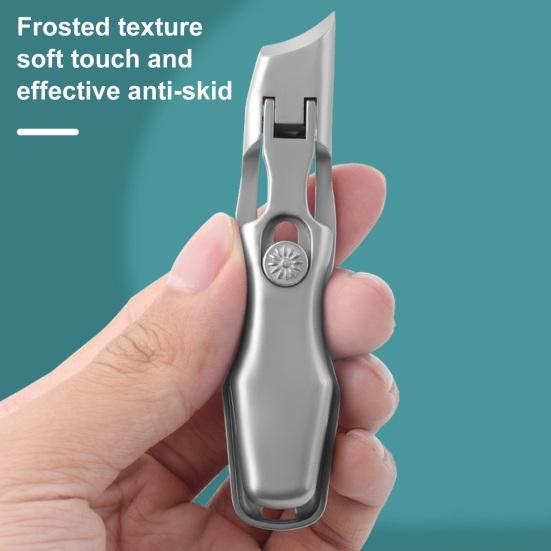 Кусачки для ногтей со стеклянной пилочкой, сверхострые, прочные, для пожилых людей, немецкие кусачки для ногтей из нержавеющей стали для толстых ногтей