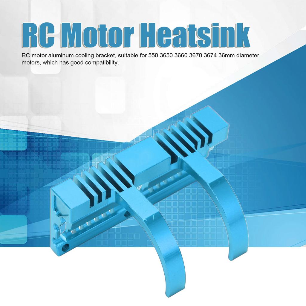 RC Cooling Bracket Aluminum Alloy Heat Dissipation Stand for 550 3650 3660 3670 3674 36mm Motor