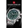 POEDAGAR Casual Man Clock Chronograph Date Waterproof Luminous Quartz Watches Stainless Steel Fashion Wristwatch Reloj