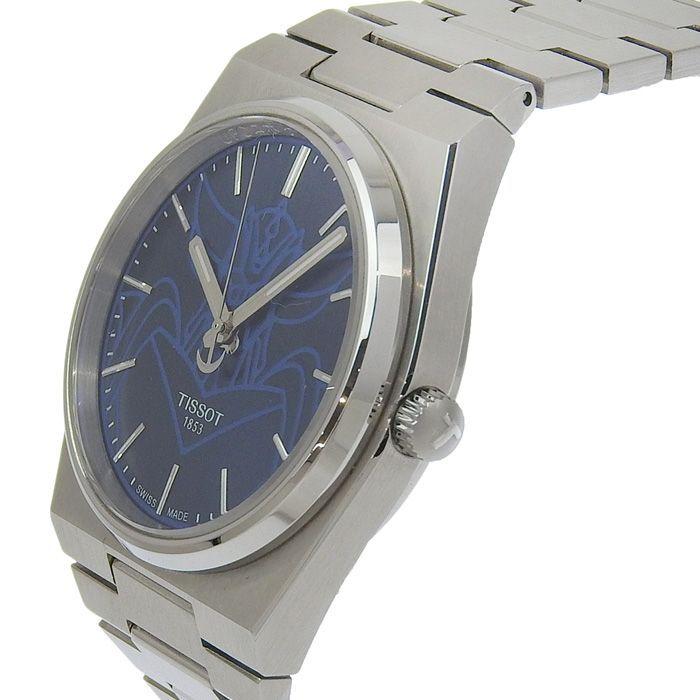 Б/у TISSOT PRX UFO Robo Grendizer T137.407.11.041.02 Синий циферблат Нержавеющая сталь Автоматические Мужские Бесплатная доставка 240101828006