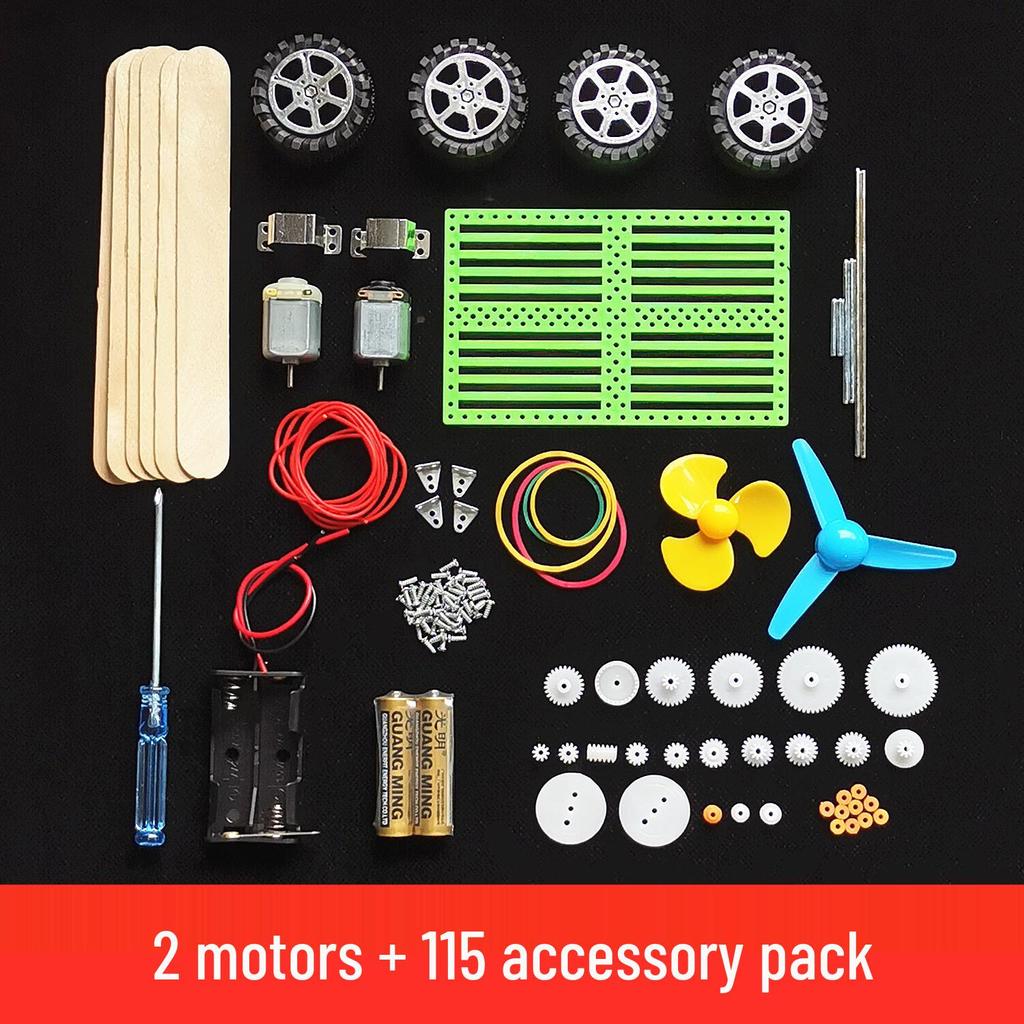DIY High-Speed Miniature DC Motor Gearbox for Science Models