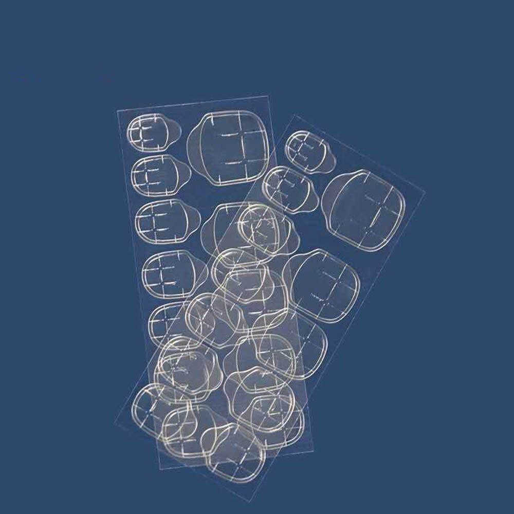 Красота Сделай сам Прозрачные типсы для наращивания ногтей Инструмент для наращивания Клейкие ленты Двусторонние наклейки