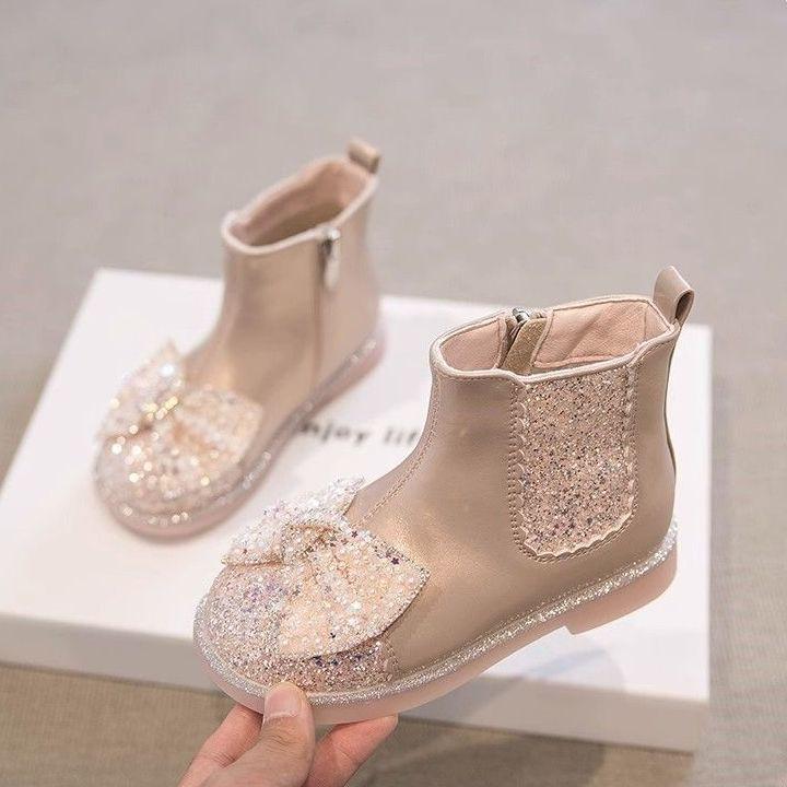 Девичьи кожаные ботинки Martin на велюровой подкладке 2025 - Модные короткие хлопковые ботинки для осени/зимы