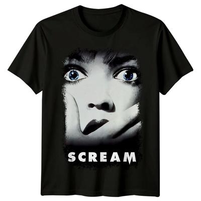 Кричать (1996) Футболка в стиле ретро-постера к фильму Ужасы 90-х Унисекс