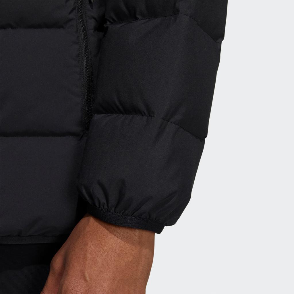 adidas Пуховики Мужские Черные С Капюшоном Умеренные Другие HZ2597