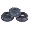 1pc Durable IBC Tank fittings S60X6 Coarse Threaded Cap 60mm Female thread to 1/2",3/4",1" Adaptor Connector