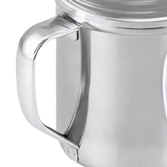 Порошковый шейкер из нержавеющей стали, диспенсер для сахара и корицы с мелкой сеткой, ручкой и герметичной крышкой, безопасен для посудомоечной машины, сито для муки для выпечки, украшения для кофе и десертов