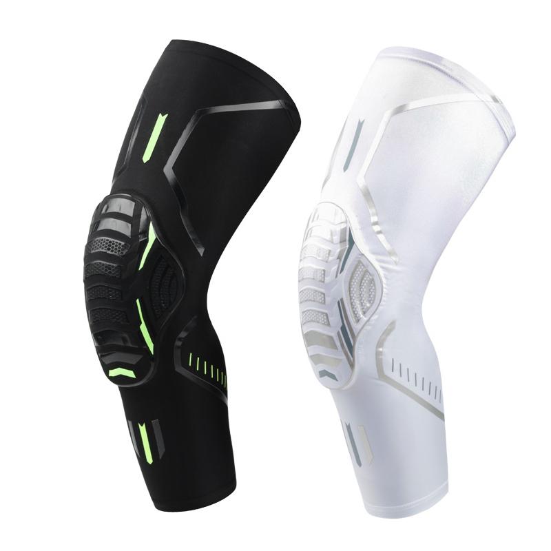 1 шт. дышащие спортивные наколенники сотовый противоударный наколенник с длинным рукавом поддерживающий чехол