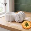 Decorative Cookie Cutter Double-Sided Mooncake Press Mold, 2-in-1 Plastic Pastry Stamp, Christmas Homemade Dessert Tree Design Baking Tool for