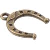 100pcs 4 Colors Alloy Horseshoe Pendants 0.63*0.51inch Western  Charms  Earring Jewelry Making