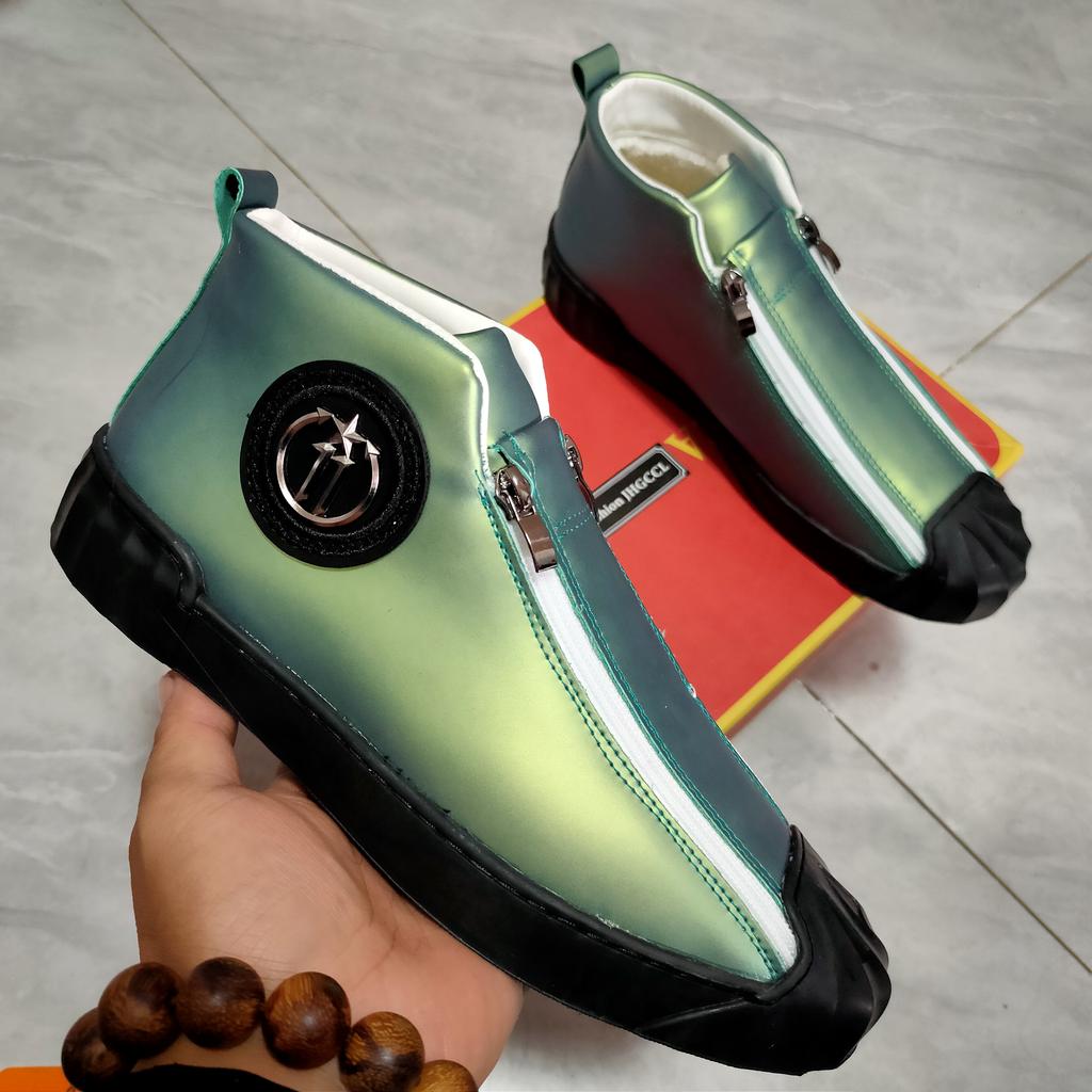 Модная Новая Мужская Кожаная Обувь Корейский Тренд Удобные Лоферы Мужская Обувь Британская Мода Мужские Кроссовки Zapatos Hombre