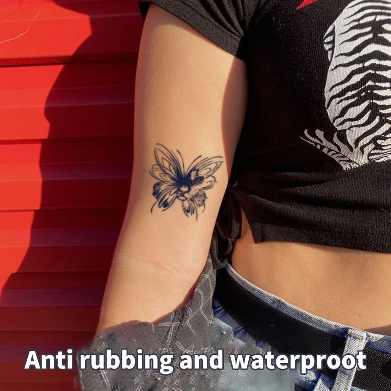 1 шт. водонепроницаемая временная татуировка наклейка 3D бабочка поддельная татуировка нога рука искусство одноразовая временная татуировка бабочка наклейка