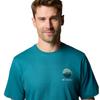 Columbia Kettle River Outdoor Tee, Mens green T-shirt