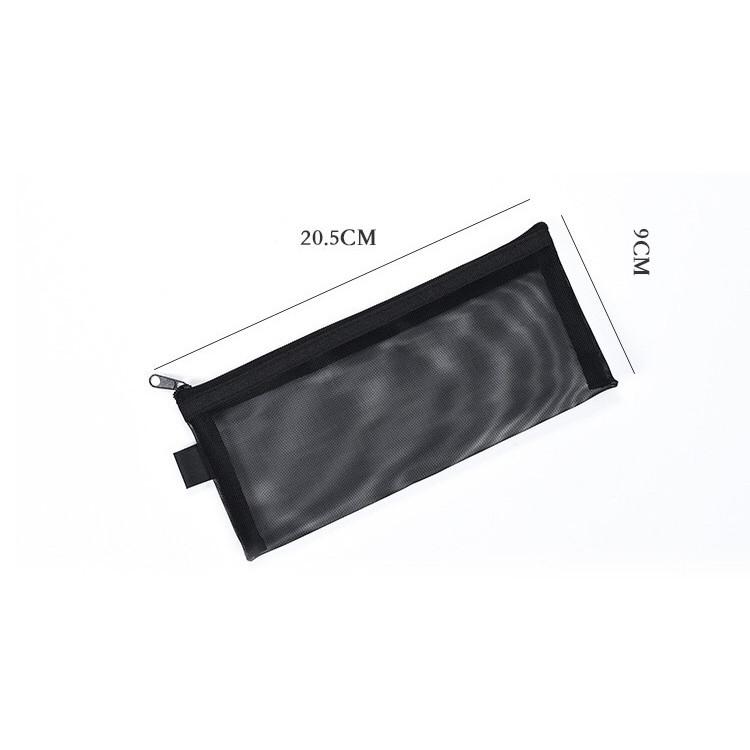 Дорожный футляр для кистей для макияжа, косметическая сумка-органайзер для мужчин и женщин, косметические инструменты, сетчатая сумка на молнии, сумки-карандаши для хранения