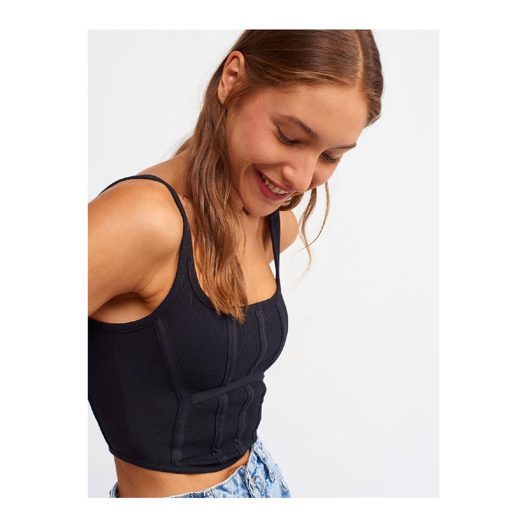 3793 Топ-корсет-черный