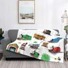 Thomas Blanket Flannel Soft Stylish Blanket All Seasons Washable Throw Blanket Cold Protection Cute Throw Blanket