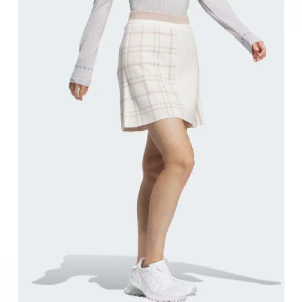 Adidas Гольф 24fw Fulley Fashion 3s клетчатая юбка Is4756