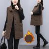 Autumn Winter Vest Jackets Women's Fashion Waistcoat Ladies Thickened Outwear Warm Sleeveless Coat Tops Female Overcoat