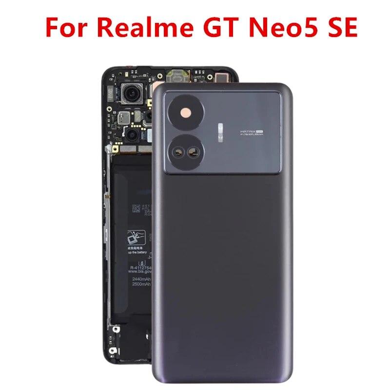 Заднее стекло для Realme GT Neo5 SE, задняя крышка аккумулятора, замена задней части корпуса телефона Realme GT Neo5 SE