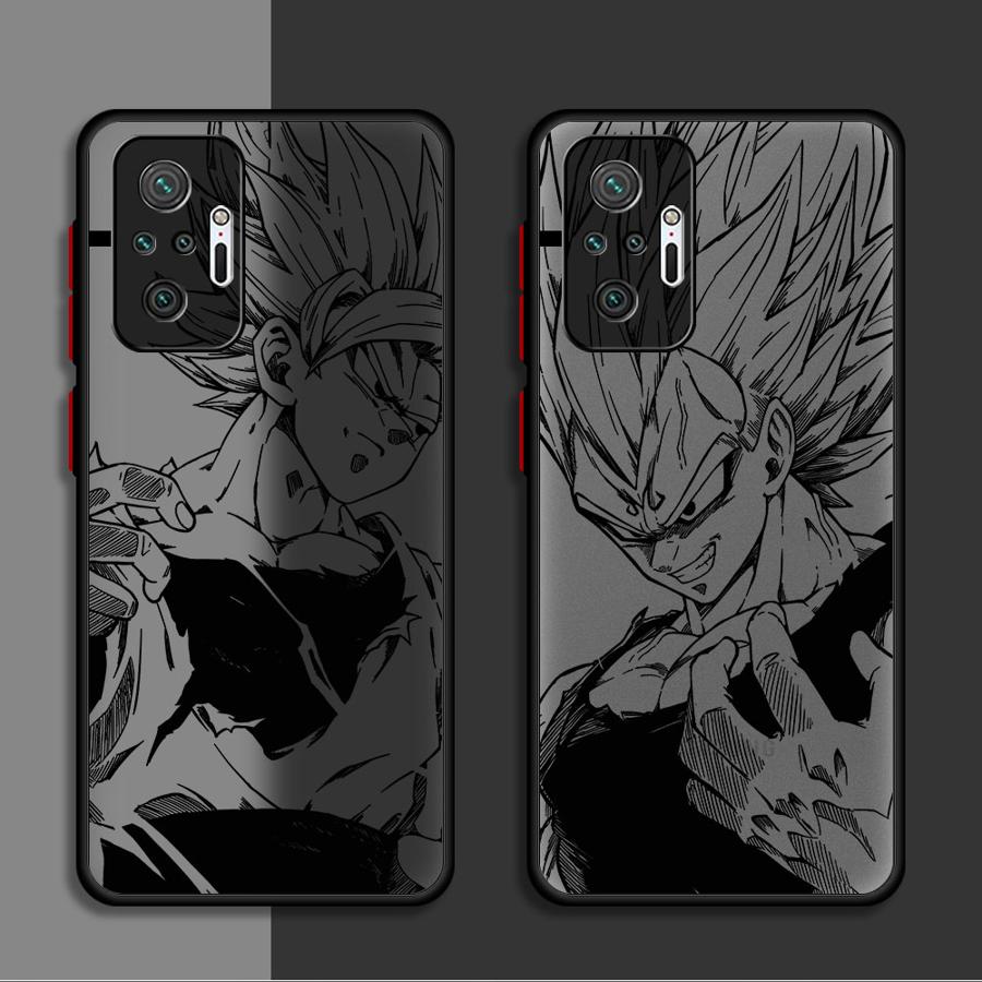 Крутой чехол для телефона Dragon Ball с Веджетой для Xiaomi Redmi Note 10S 12S 10 Lite 11S 11 12 13 14 Pro Plus 9S TPU