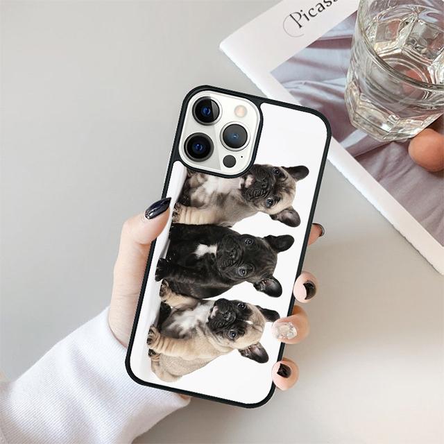 Милый французский бульдог йога Чехол-оболочка для iPhone 17 Air 15 16 14 13 12 Pro Max 11 Pro Max Plus Чехол для телефона