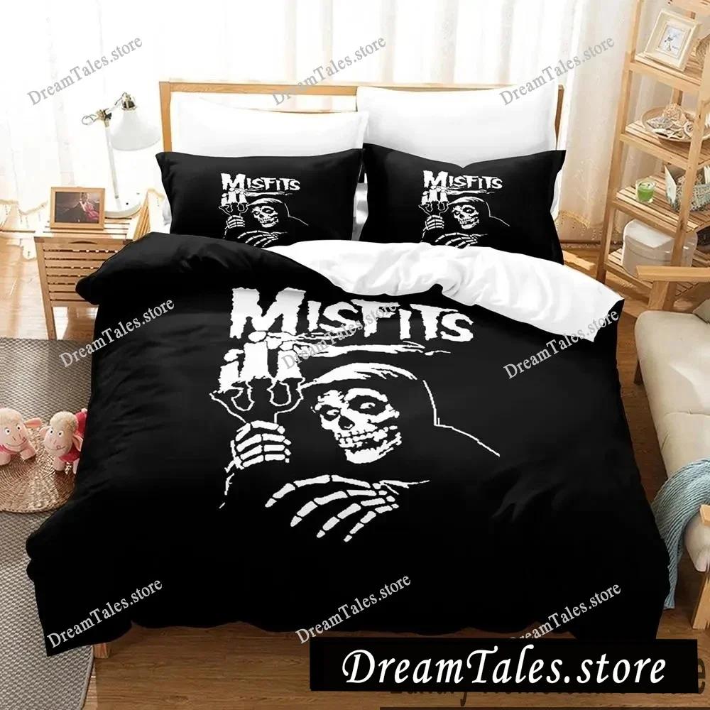 3D Печать The Misfits Гленн Данциг Комплект постельного белья Мальчики Девочки Односпальный Queen King Размер Пододеяльник Наволочка Постель Мальчики Взрослый