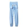 Cartoon Elephant Pattern Pajama Pants Wide Leg Design Women Men Lounge Pants Elastic Waistband Mid-Rise Pajama Bottoms