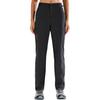 SALOMON Solid Color Mid Waist Comfortable Breathable Outdoor Straight Leg Casual Pants Women Bottoms Black C25584