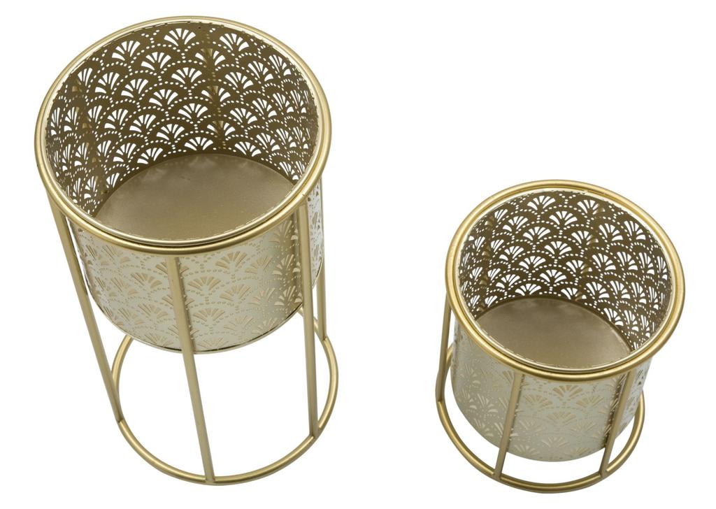 Vase Holder Golvy Set 2 Pcs -A- Cm Ø 21X40-19X22