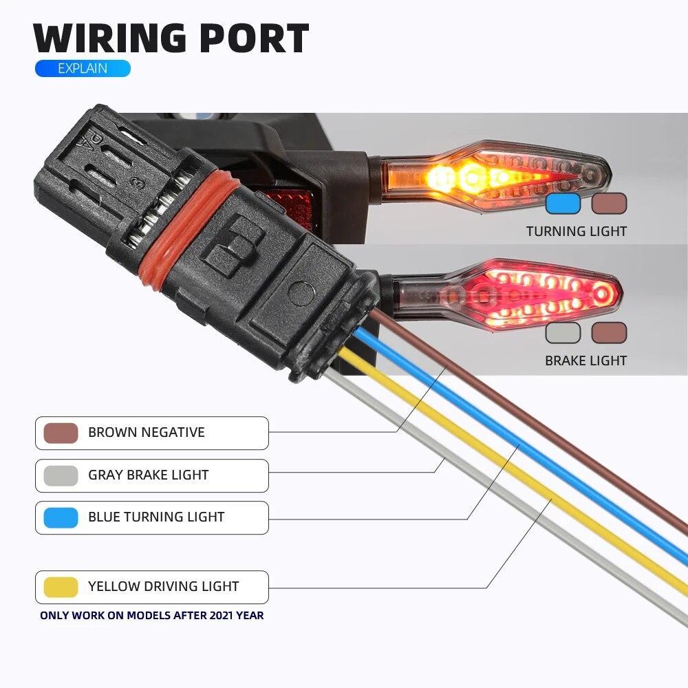 Для BMW R1250GS ADV M1000RR S1000RR S1000XR S1000R S 1000 RR XR мотоцикл светодиодный указатель поворота задний стоп-сигнал мигающая лампа