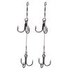 2 набора рыболовных крючков, приманка, двойной заточенный крючок из углеродистой стали для рыболовных аксессуаров